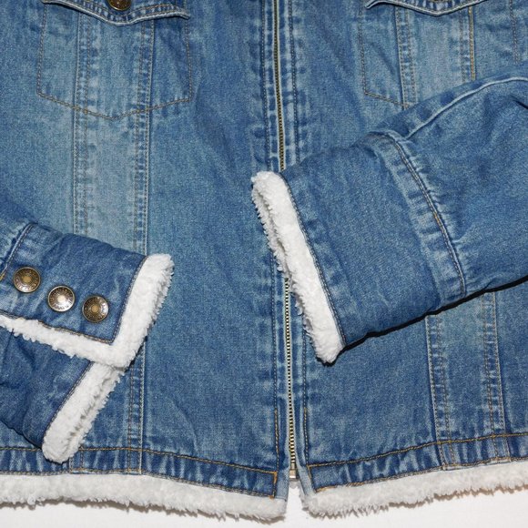 Steve & Barry's Relaxed Fit Denim Jacket Coat - Picture 4 of 7